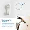 VooGenzek 72 PCS Frame Hook, Picture Hanging Hook, White Non-Trace
