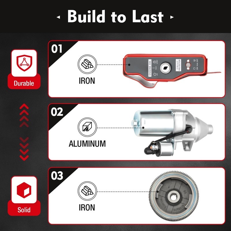 MuChaIOAK Electric Start Kit, Electric Start Kit Fit for Honda