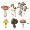 Mushroom Wall Decals - Set of 6