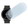 Savvies Pack of 6 Screen Protectors for Watches (Circular Round,