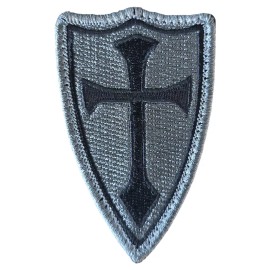 CRUSADER SHIELD CROSS NAVY DEVGRU ACU DARK HOOK TACTICAL MORALE PATCH