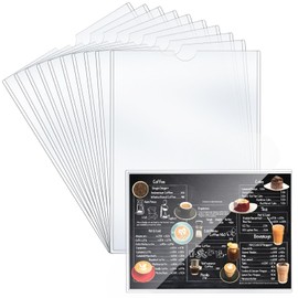 Akamino 10PCS 11x17 Inch Rigid Print Crystal-Clear Toploader Frame, Heavy Duty Sheet Protectors Binder Sleeves Page Holder to Hold,Store,Protect,Display Photographs,Poster,Comic,Prints and Documents