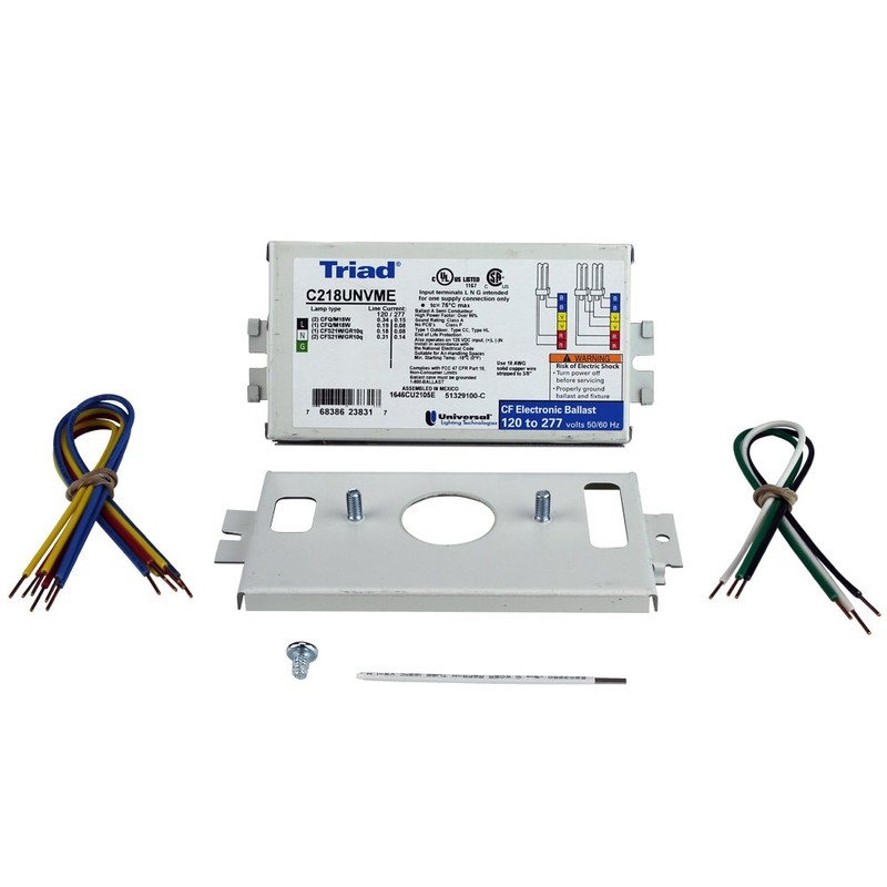 Universal C218UNVME - 2 Lamp - 18 Watt CFL Ballast