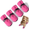 TEOZZO Dog Shoes for Hot Pavement, Anti-Slip Sole Dog Boots