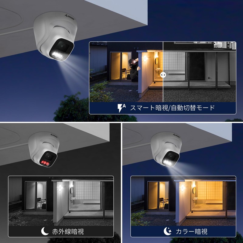 Anakk Extension Dedicated Camera, Outdoor Camera, Wireless, 5 Megapixels, 130°