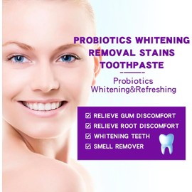 Ginaday Sp-6 Ultra Whitening, Sp-6 Probiotic Ultra Whitening Toothpaste Promotes Healthy Teeth Fresh Breath Stain Removing.(1 Pcs)