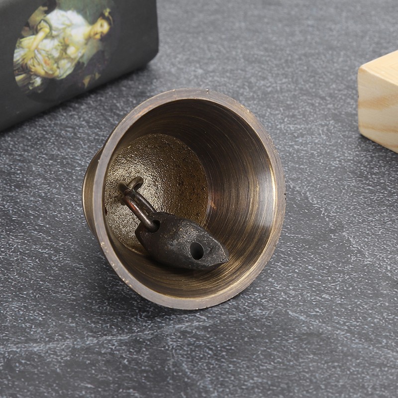 2in Small Copper Bells Handicraft Jingle Buddhism Pendants Ornaments Decoration