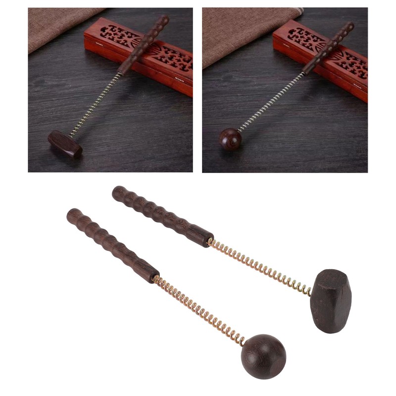 2pcs Percussion Ball Hammer Massager Chicken Wings Wood Reduce Fatigue