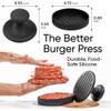 BRAVADIN Silicone Non-Stick Hamburger Press Patty Maker 1/3 lb with