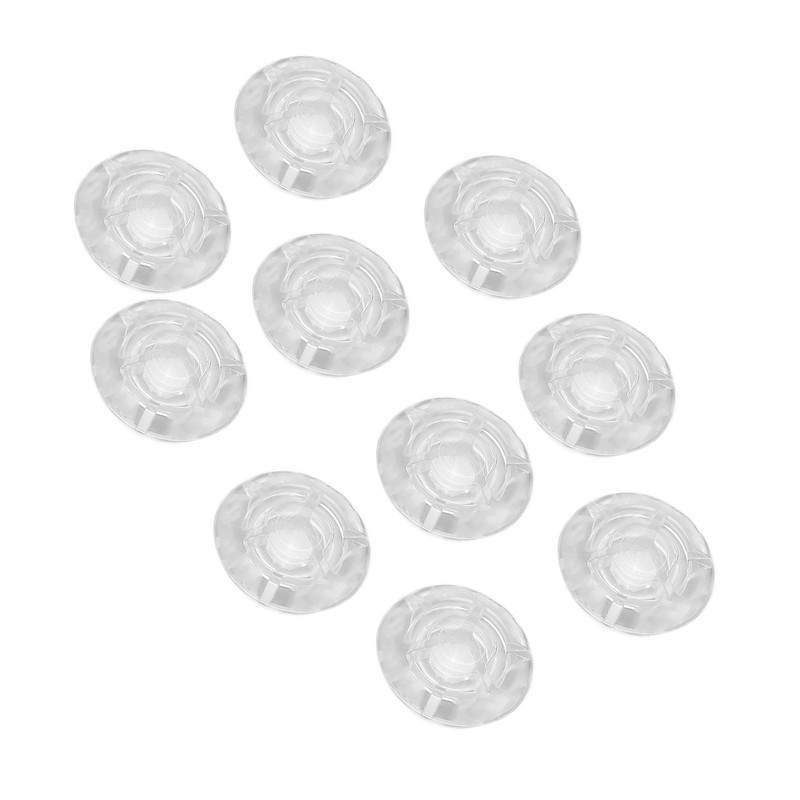 10Pcs Footswitch Toppers Clear Transparent Universal for Guitar Effects Pedal