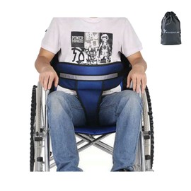 WEEOATAR Wheelchair Safety Belt,T-Shape Chair Waist Lap Strap Prevent Tilting or Falling,Patients Safety Harness Fixed Elderly Belt with Easy Release Buckles for Patient,Elderly & Disabled (Black)