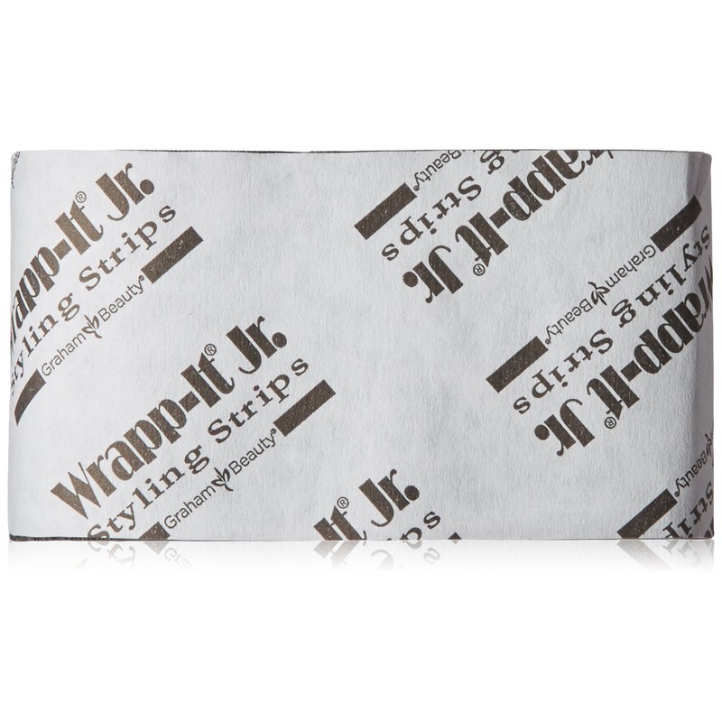 Graham Professional Beauty Wrapp-It Jr Styling Strips, Black