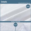 WhatsBedding Body Pillow Cover Cotton Fabric, Cooling Breathable Long Pillow