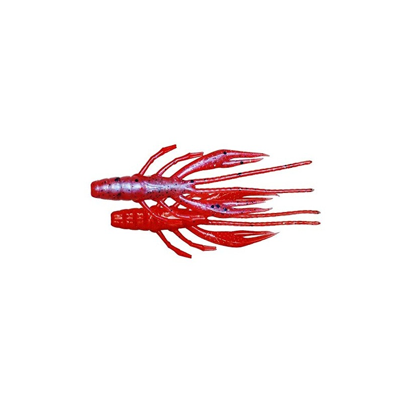 JACKALL Worm Weber Shrimp 2.8 Inch Salt Black Pork