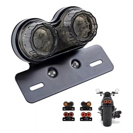 generic Luz Trasera De Moto Luz Freno Intermitente Soporte Matrícula