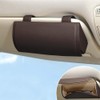 Sunglasses Holder for Car Sun Visor Auto Eyeglasses Organizer Box