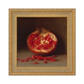 FOLKOR 8x8 Ornate Frame for Canvas Paintings, 2.2" Wide Antique Gold Frame for Watercolor Art Wedding Portrait, French-style Wood Frame for Tabletop Gallery Wall Living Room Decor, No Back & Glass