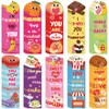 30 Pieces Valentine's Scented Bookmarks Scratch and Sniff Bookmarks Fruit