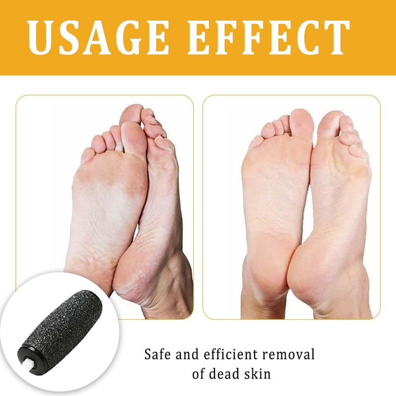 14 Pcs Foot File Replacement Rollers, Micro Pedi Replacement Rollers,