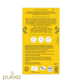 Pukka Tea Set, Organic Herbal Tea "Lemongrass & Ginger", Lemongrass, Ginger and Licorice, For Strong Moments in Everyday Life, Pack of 4, 80 Tea Bags