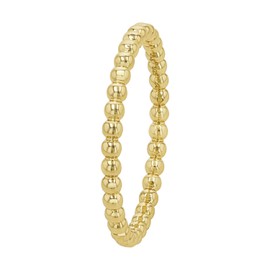 s.Oliver 2026141 Women's Ring 925 Sterling Silver Gold Comes in Jewellery Gift Box, Metal, No Gemstone