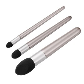 PATIKIL 3 Size Blending Stump Artist Blending Sponge Pen, 1 Set Washable Reusable Rubbing Sponge Brush Sketch Modification Sponge Pen Art Blenders Tool for Drawing Correction, Rose Gold