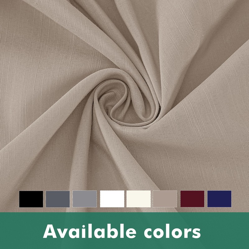 Biscaynebay Wrap Around Bed Skirts with Split Corners for Queen