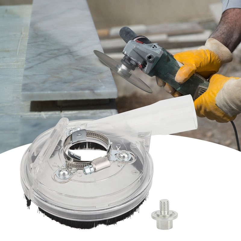 Angle Grinder Accessories Transparent Polycarbonate Grinding Cover with Heightening Pad