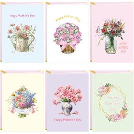 ceiba tree Happy Mother’s Day Cards with Envelopes and Stickers Floral Mothers Day for Mother Mom 24 Pack Gifts Message inside