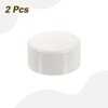 sourcing map 2Pcs PVC Pipe End Cap Fitting, 4.3" Furniture
