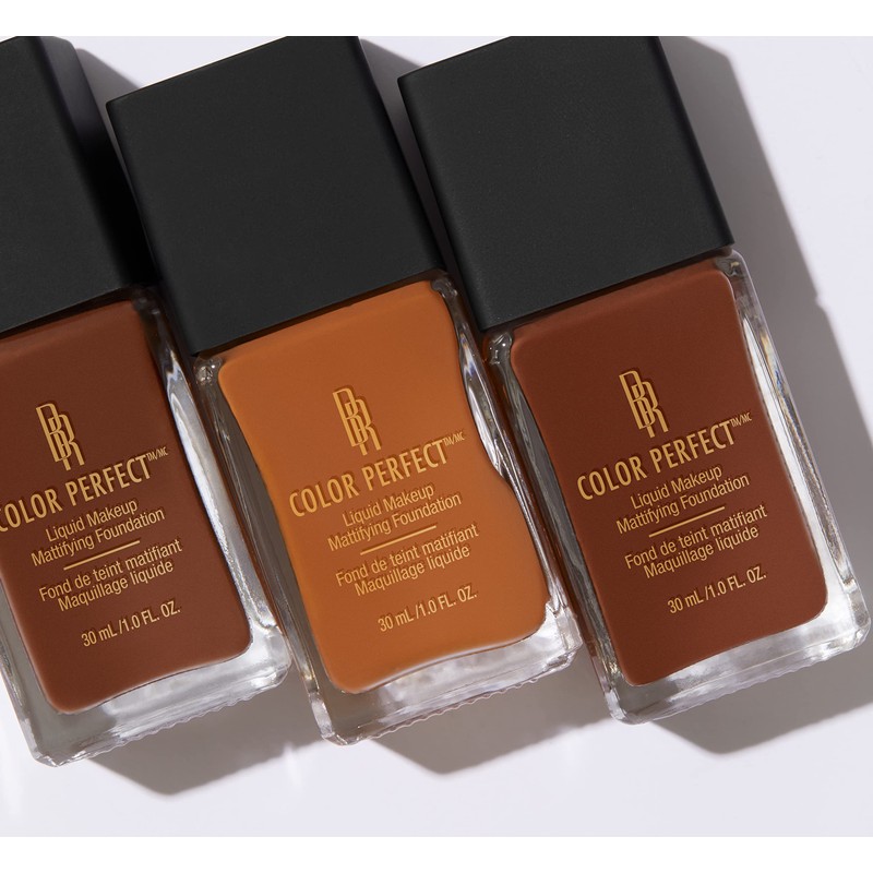 Black Radiance Color Perfect Liquid Full Coverage Foundation Makeup, Rum