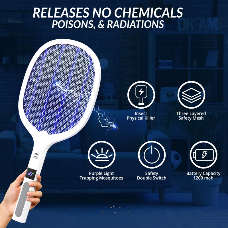 WBM Smart 2 in 1 Electric Bug Zapper, Mosquitoes Trap