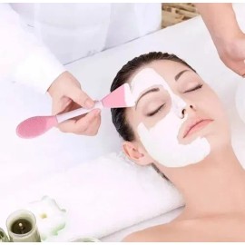 CAMILA87932 Cepillo Exfoliante Facial Con Espátula Para Mascarillas