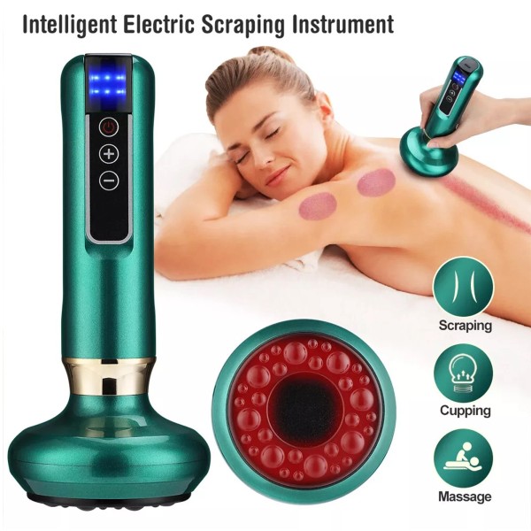 Unbranded Vacuum Cupping Device 6/12Level Adjustable Anti-Cellulite Massage Rechargeable