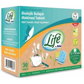 Life Ekolojik Bulaşık Makinesi Tableti (30'lu)