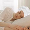 MELTU 1 Pack Hair Bonnet for Sleeping, Satin Bonnet with