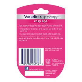 Vaseline Hidratante Protector Labios Therapy Rosy Lips