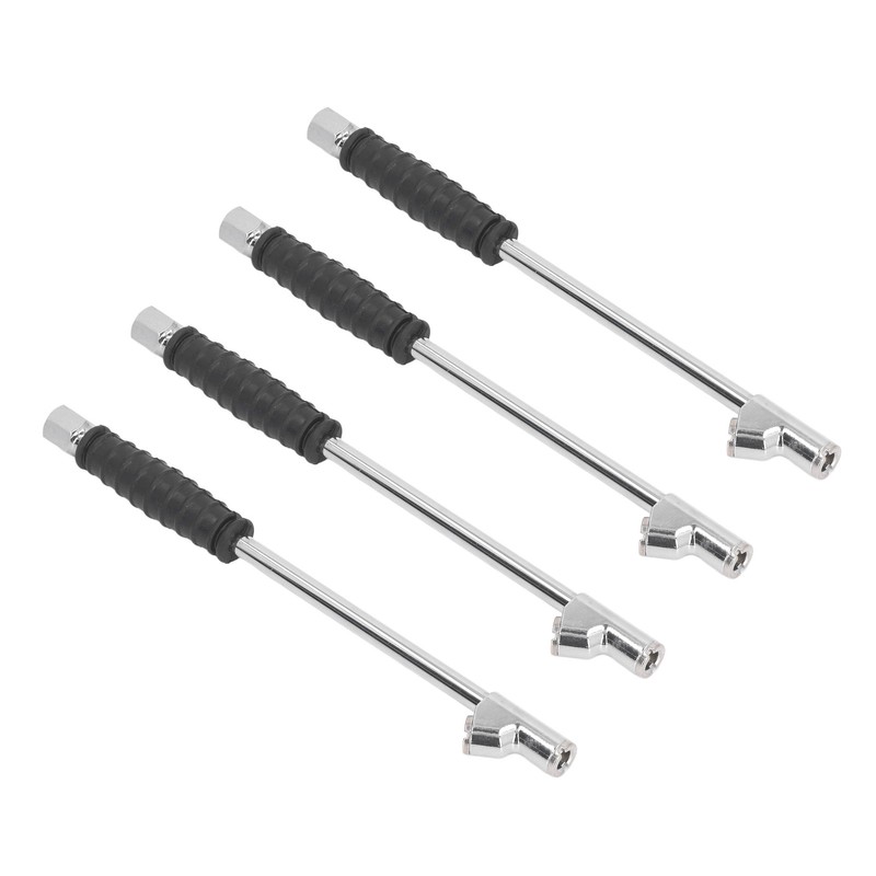 4 Pcs Dual Head Air Chuck 1/4 Inch Female NPT