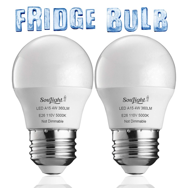 Refrigerator Light Bulb LED - SMD A15 4W 40Watt Equivalent
