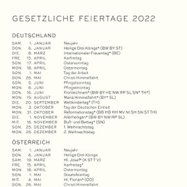 LEUCHTTURM1917 363586 Weekly Planner 2022 Hardcover Medium (A5), 12 Months, Port Red, German