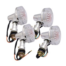 one+lifestyle GS Big Big Turn Signal, Set of 4, General Purpose Old Car, Cafe Racer, European GS400E, GS550, GS750E, GS1000, GJ51, GT250, Z2, CB400, GSX400, Monkey Zephyr etc. (Clear)