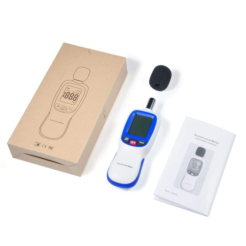 Sound Level Meter, Portable Digital Sound Level Meter for Noise