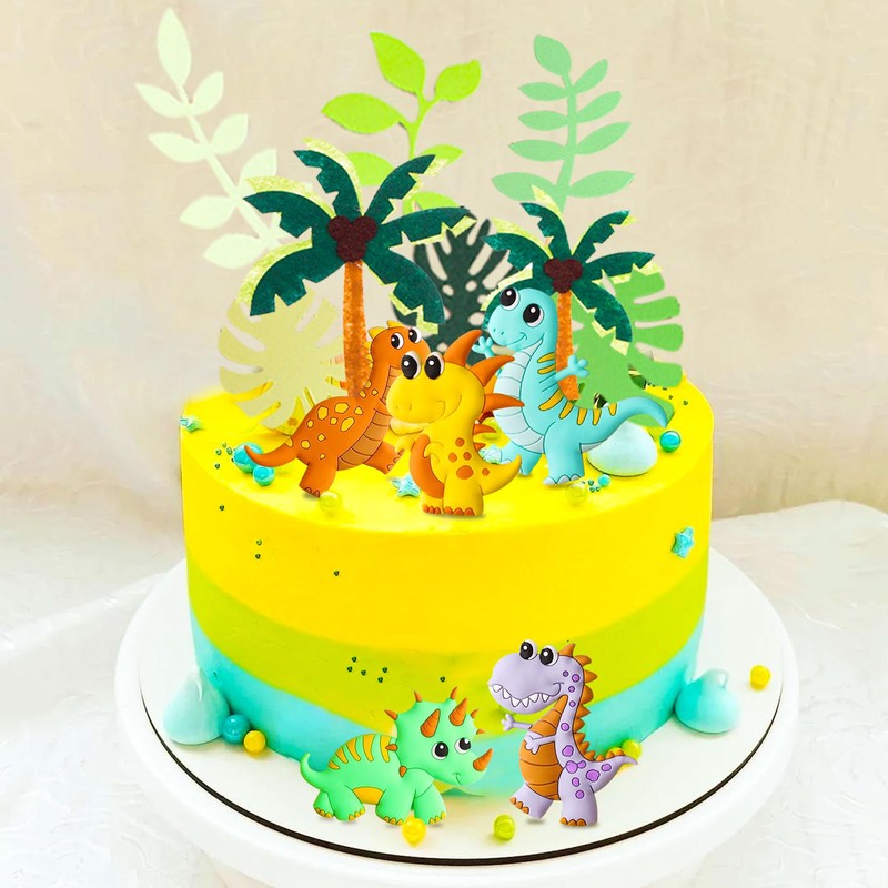 LaVenty - Decoración de tarta de dinosaurio, rugido de un