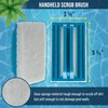 U.S. Pool Supply Hand-Held and Pool Pole Attachment Scrub Brushes