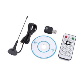Mugast USB -T Receive, Sintonizador de TV HDTV Digital con Control Remoto para PC y computadora portátil, Soporte BMP, Función de Captura de Imagen en Formato JPG, Entrada de
