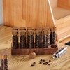 TREELF Coffee Bean Storage,Coffee Storage Container with Walnut Solid Wood