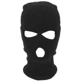 Unbekannt Kopfhaube Balaclava 3-Loch schwarz
