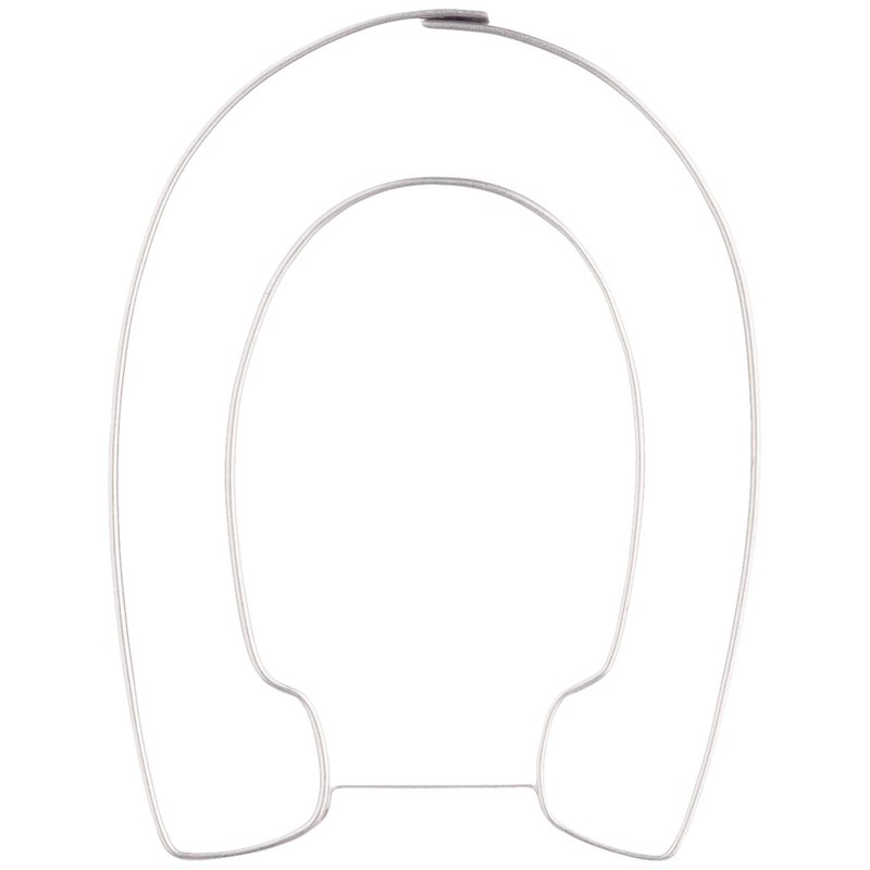 Städter Ausstechform, Edelstahl, Silber, ca. 7,5 cm