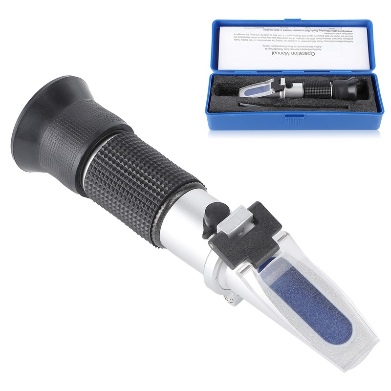 Automotive Antifreeze Refractometers Aluminium Alloy Freezing Point Temperature Tester Device