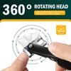 FVION 360° Rotating Jaw Toenail Clippers for Thick Nails for